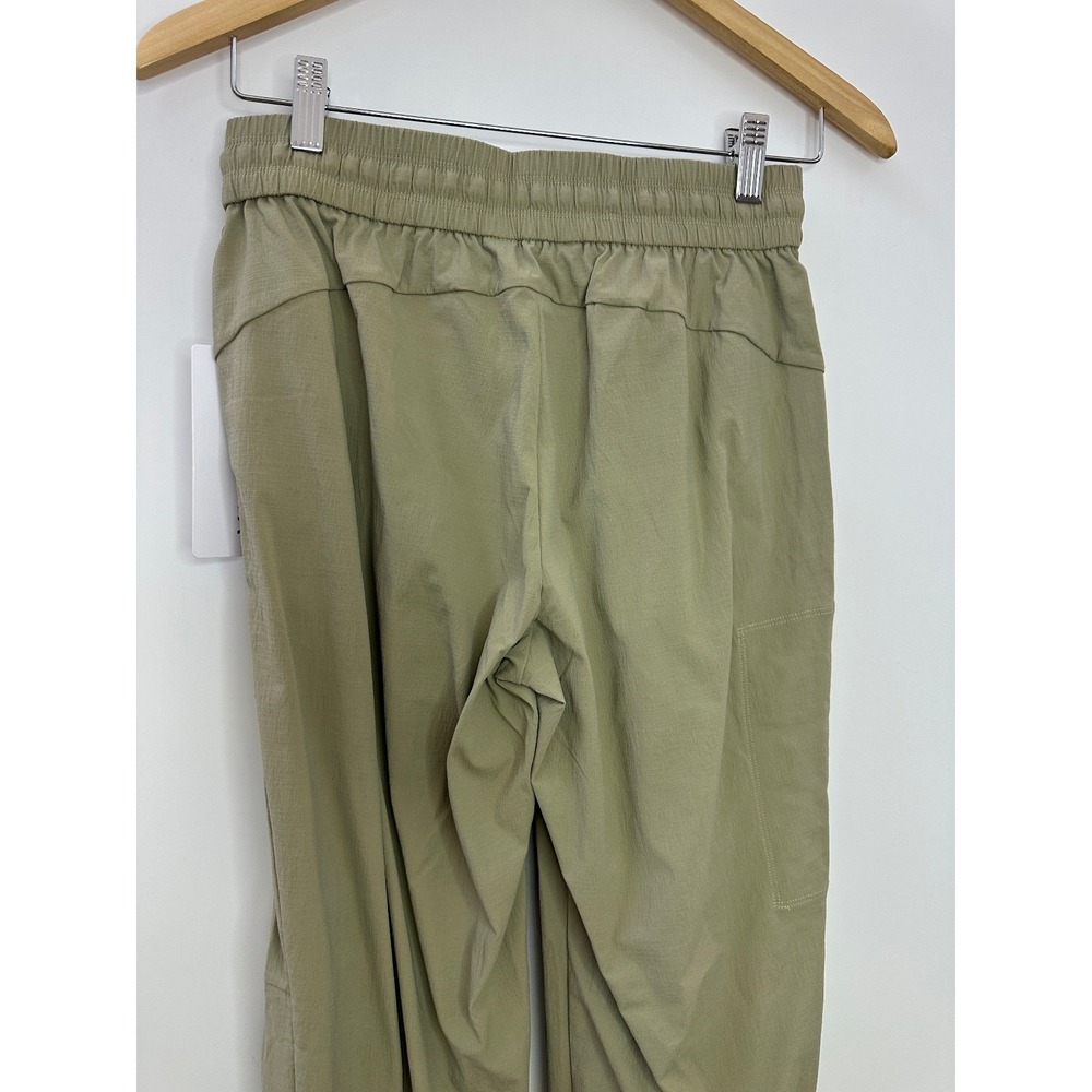 NWT Athleta Trekkie Relaxed Mid Rise Jogger Pants Flax Tan XS Ripstop Stretch - Picture 11 of 15